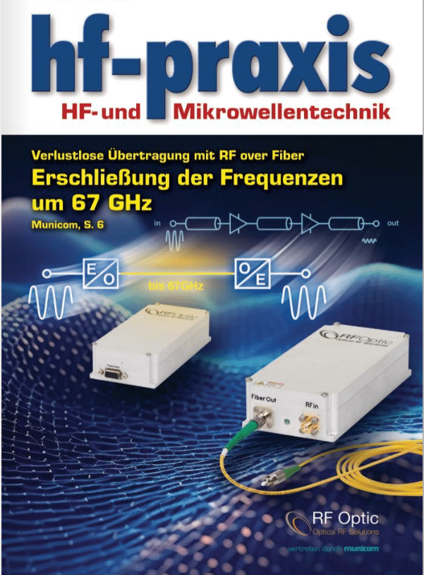 Entschließung der Frequenzen um 67 GHz in hf-praxis- HF und Mikrowellentechnik